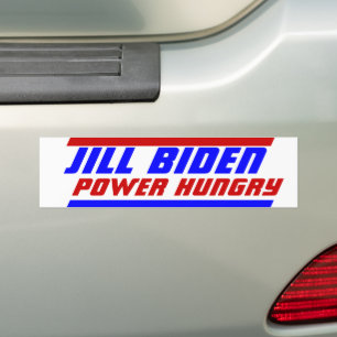 Adesivo Para Carro Eleições 2024: Presidente JILL BIDEN Power Hungry