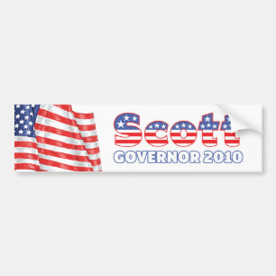 Adesivo Para Carro Eleições patrióticas da bandeira americana 2010