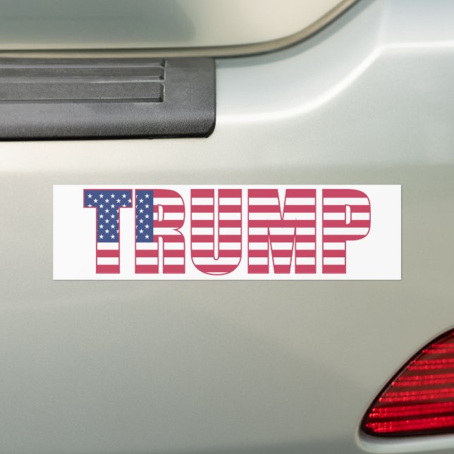 Adesivo Para Carro Eleições Trump 2024 (No carro)