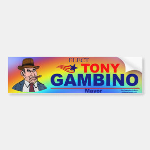 Adesivo Para Carro Eleja o Mayor de Tony Gambino