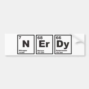 Adesivo Para Carro Elementos Nerdy