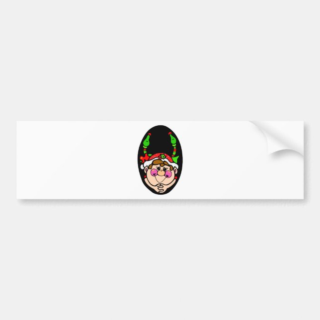 Adesivo Para Carro Elves de Natal (Frente)