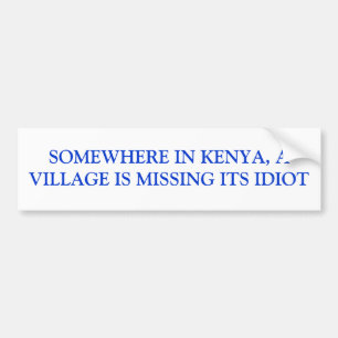 ADESIVO PARA CARRO EM ALGUM LUGAR EM KENYA, UMA VILA ESTÁ FALTANDO
