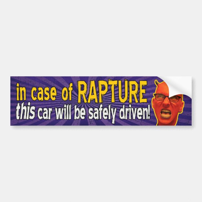 Adesivo Para Carro Em caso do êxtase Bumpersticker (Frente)