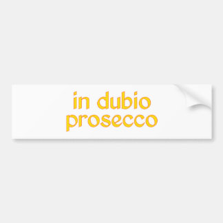 Adesivo Para Carro em dubio prosecco