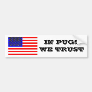 Adesivo Para Carro Em Pugs Confiamos