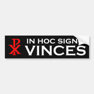 Adesivo Para Carro Em Signo hoc Vinces