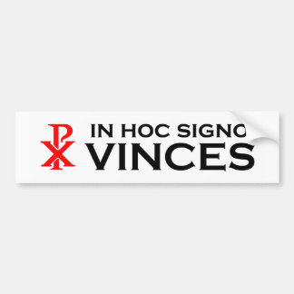 Adesivo Para Carro Em Signo hoc Vinces