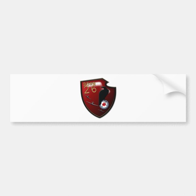 Adesivo Para Carro Emblema de Bose Geschwader 26 (Frente)