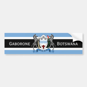 Adesivo Para Carro emblema de botswana