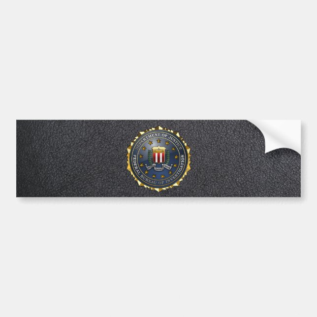 Adesivo Para Carro Emblema do FBI (Frente)