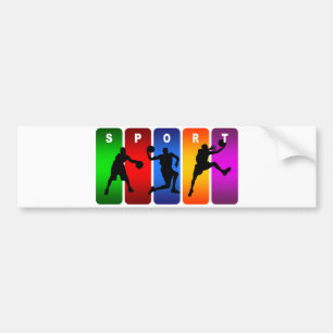 Adesivo Para Carro Emblema multicolorido do basquetebol