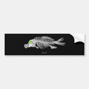 Adesivo Para Carro emek_bp_fish_gasmask_sticker