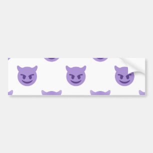 Adesivo Para Carro emoji do diabo