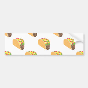Adesivo Para Carro emoji taco