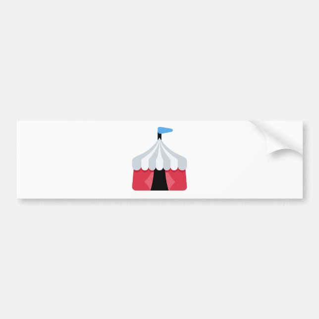 Adesivo Para Carro Emoji Twitter - Circus Tent (Frente)