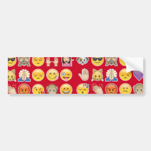 Adesivo Para Carro emoji vermelho