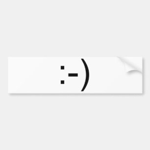 Adesivo Para Carro Emoticon feliz da cara!