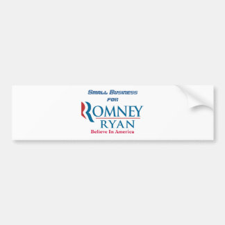 Adesivo Para Carro Empresa de pequeno porte para Romney Ryan