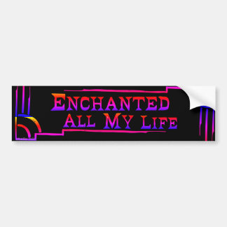 Adesivo Para Carro Enchanted All My Life BUMPER STICKER studio miiri
