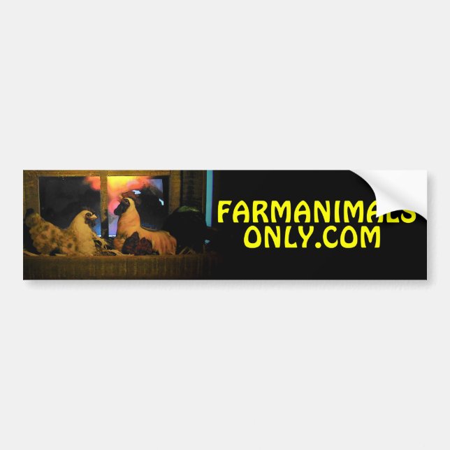 Adesivo Para Carro Encontramo-nos em Farmanimalsonly.com (Frente)