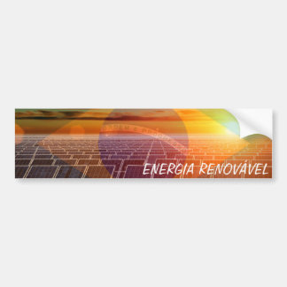 Adesivo para carro ENERGIA RENOVÁVEL