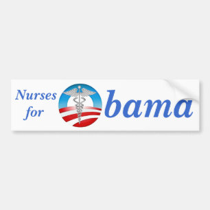 Adesivo Para Carro Enfermeiras para Obama 2012