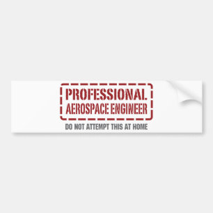 Adesivo Para Carro Engenheiro aeroespacial profissional