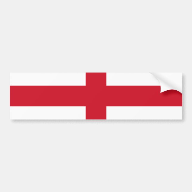 Adesivo Para Carro England Flag Bumper Sticker arc3 (Frente)