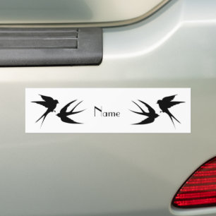 Adesivo Para Carro Engolir Aves Silhouettes Thunder_Cove