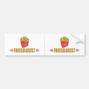 Adesivo Para Carro Engraçado Fries Lover