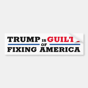 Adesivo Para Carro Engraçado Pro Trump Anti-Impeachment