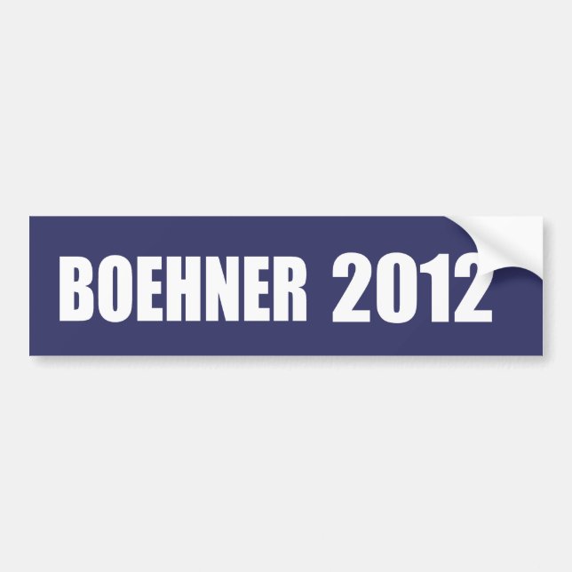 Adesivo Para Carro Engrenagem da eleição de JOHN BOEHNER (Frente)