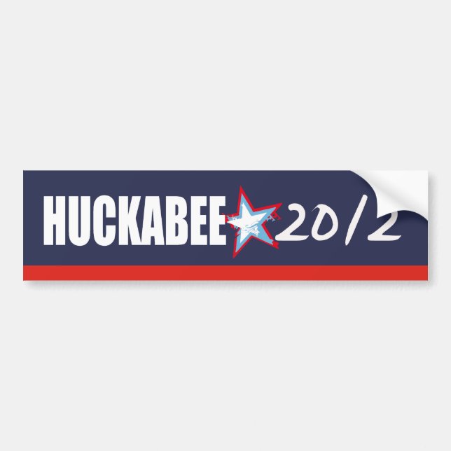 Adesivo Para Carro Engrenagem da eleição de MIKE HUCKABEE (Frente)