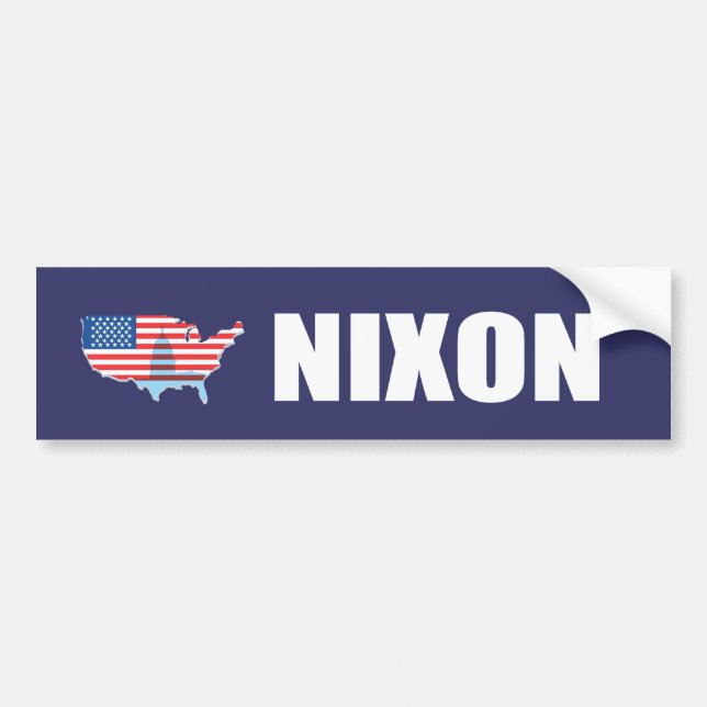 Adesivo Para Carro Engrenagem da eleição de RICHARD NIXON (Frente)