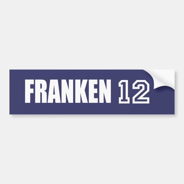 Adesivo Para Carro Engrenagem da eleição do AL FRANKEN (Frente)
