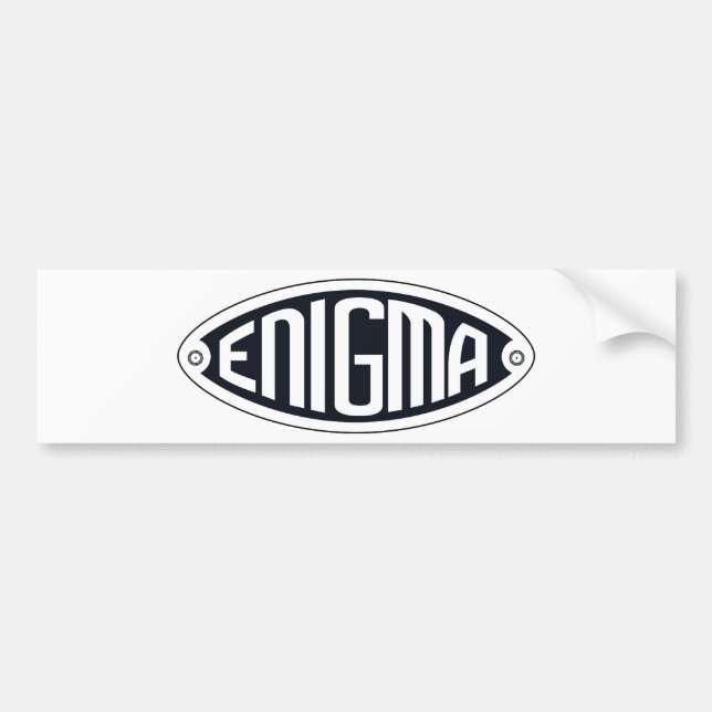 Adesivo Para Carro Enigma (Frente)