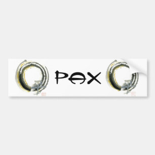 Adesivo Para Carro Enso com PAX, Sumi-e