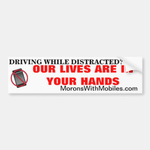 Adesivo Para Carro Enviando SMS com o Bumper Sticker 4