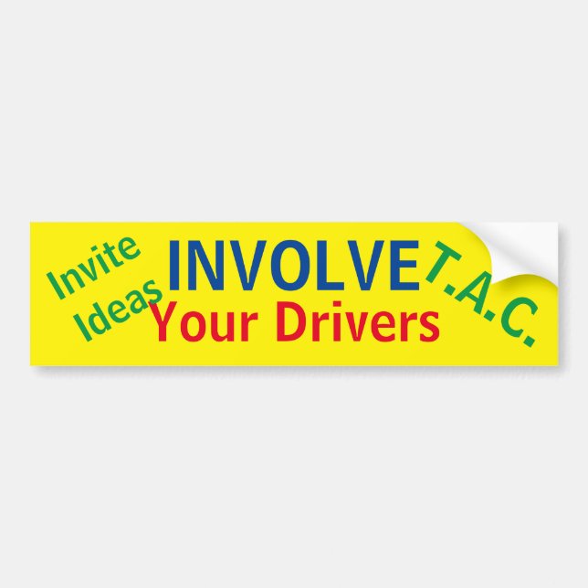 Adesivo Para Carro Envolva seu sinal dos motoristas… (Frente)