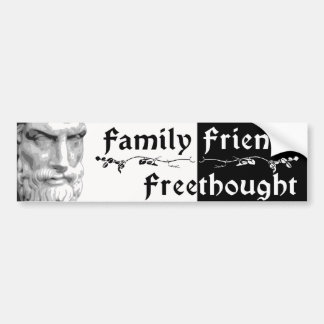 Adesivo Para Carro Epicurus: Amigos Freethought da família
