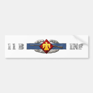 Adesivo Para Carro Equipa de combate da brigada da infantaria da