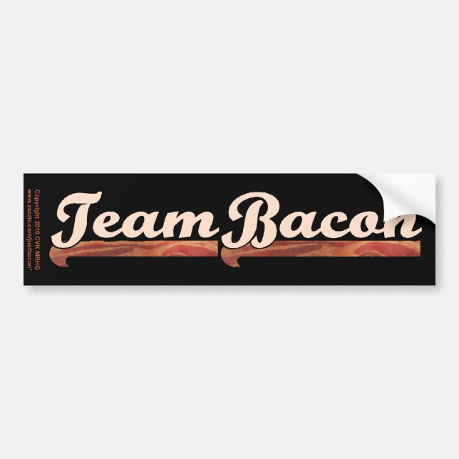 Adesivo Para Carro Equipe Bacon (Frente)