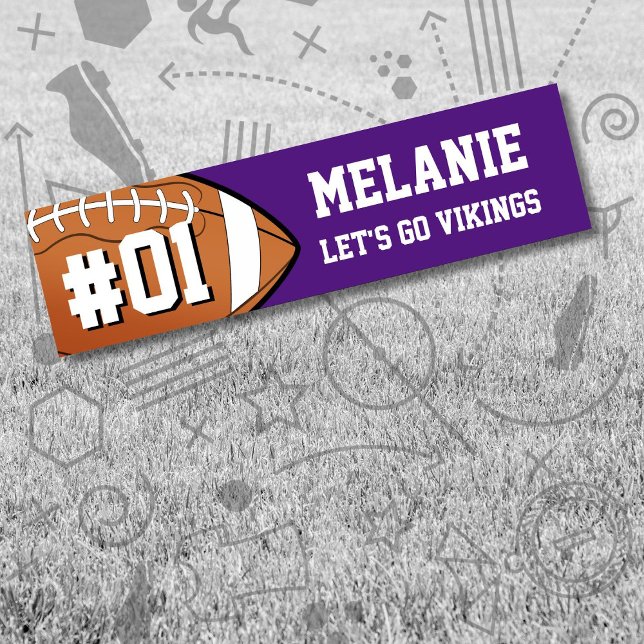 Adesivo Para Carro Equipe Branca de Futebol Roxo (Criador carregado)