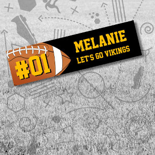 Adesivo Para Carro Equipe Dourada de futebol