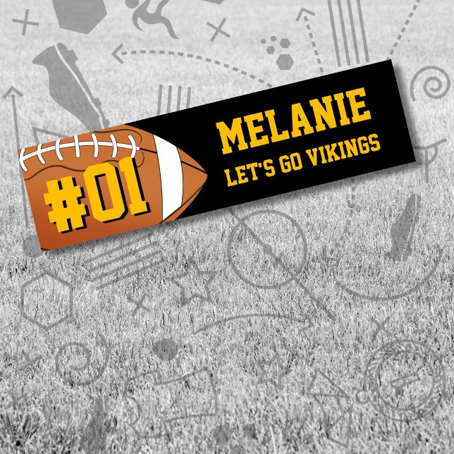 Adesivo Para Carro Equipe Dourada de futebol (Criador carregado)