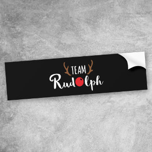 Adesivo Para Carro Equipe Rudolph Christmas Motif