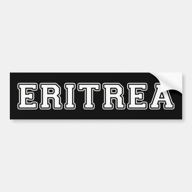 Adesivo Para Carro Eritreia (Frente)