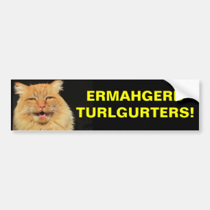 Adesivo Para Carro Ermahgerd Turlgerters! Utilização não autorizad