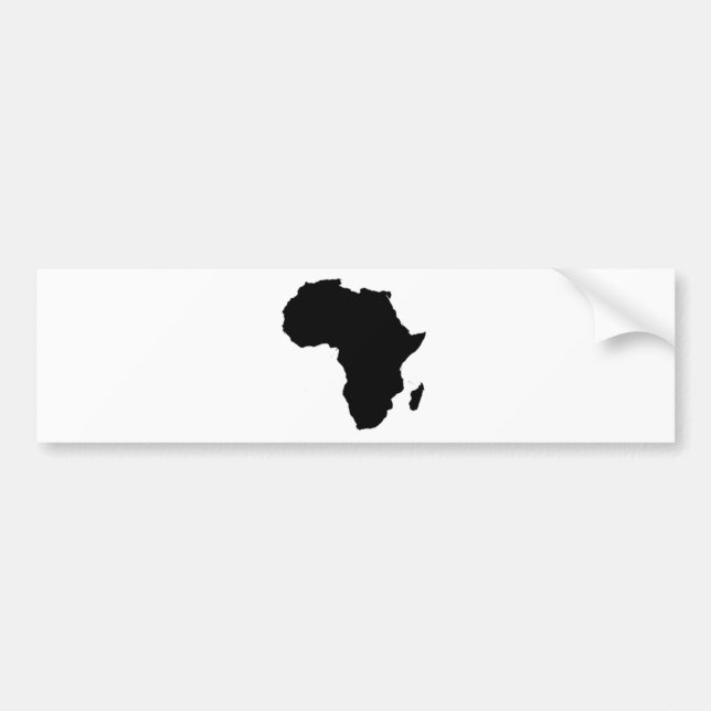 Adesivo Para Carro Esboço de África (Frente)